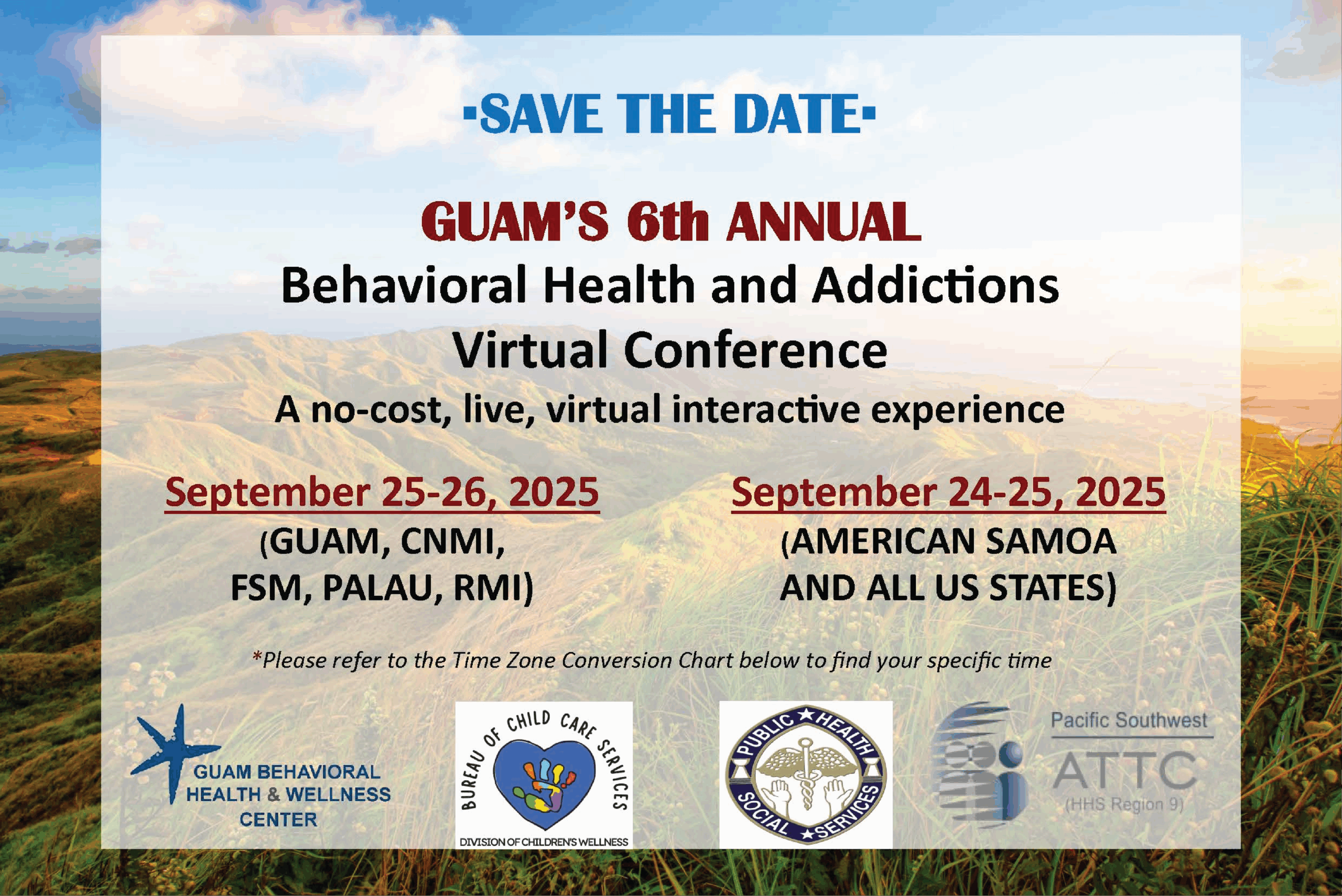 Guam 22025 Save the Date Image.