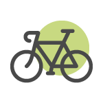 An icon of a bicycle.